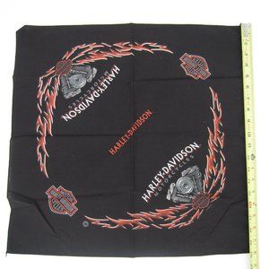 NWOT--Harley-Davidson, Black Logo Bandana 20"